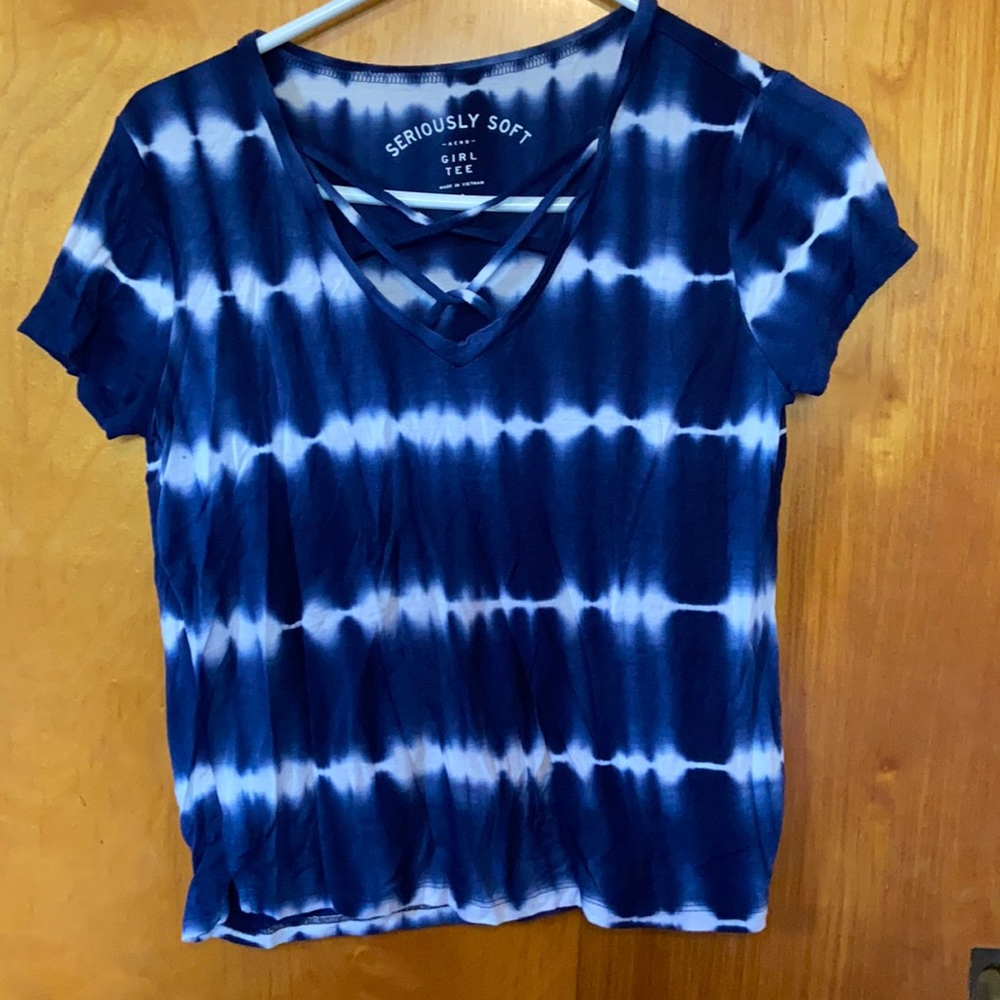 Blue Tie-dye Tee